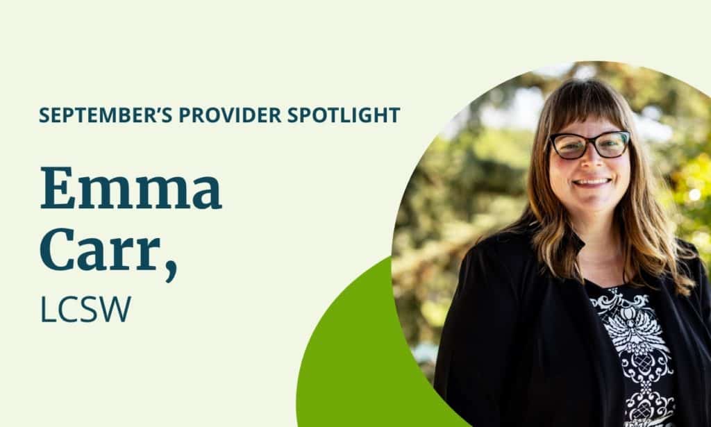 Provider Spotlight: Emma Carr | Soultenders