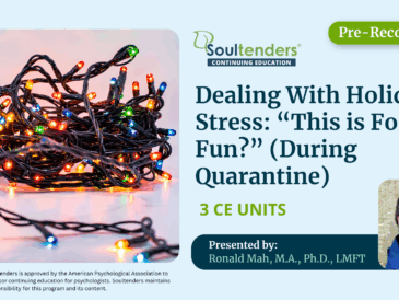 Dealing with Holiday Stress: “This is for Fun?” (During Quarantine)