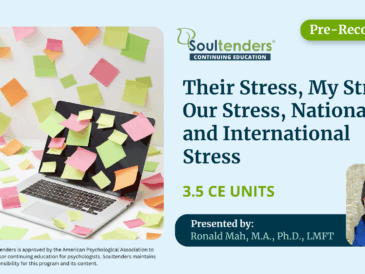 Their Stress, My Stress, Our Stress, National and International Stress!